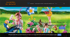 Desktop Screenshot of jugueteselbosque.com